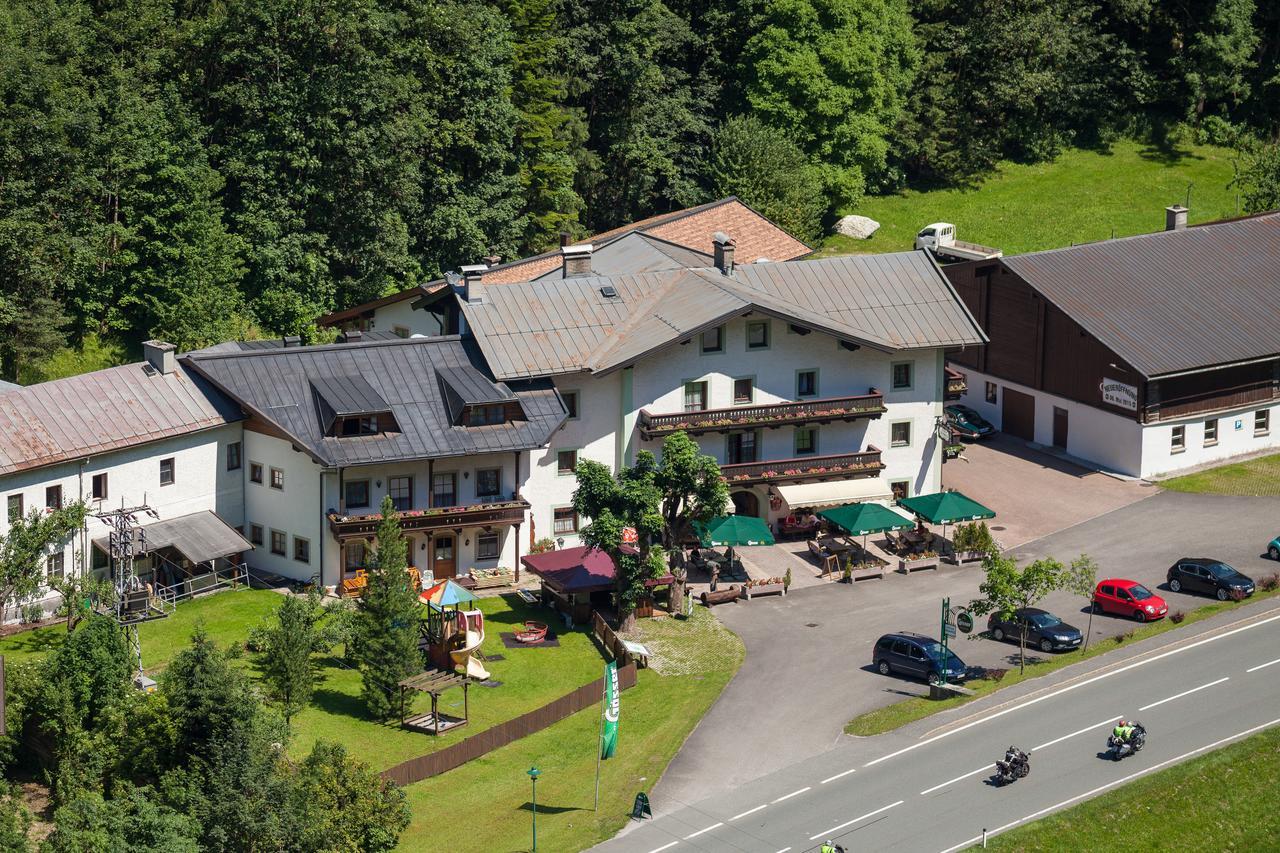 Gasthof-Pension Frohnwies ไวส์บัค ไบ โลเฟอร์ ภายนอก รูปภาพ