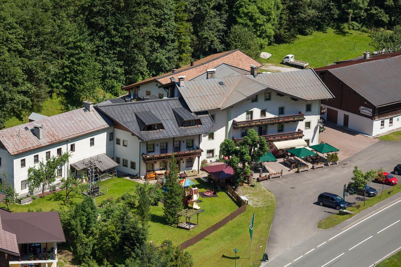 Gasthof-Pension Frohnwies ไวส์บัค ไบ โลเฟอร์ ภายนอก รูปภาพ